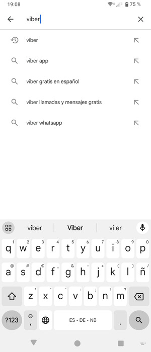 Introduzca el nombre de la aplicación y seleccione Buscar