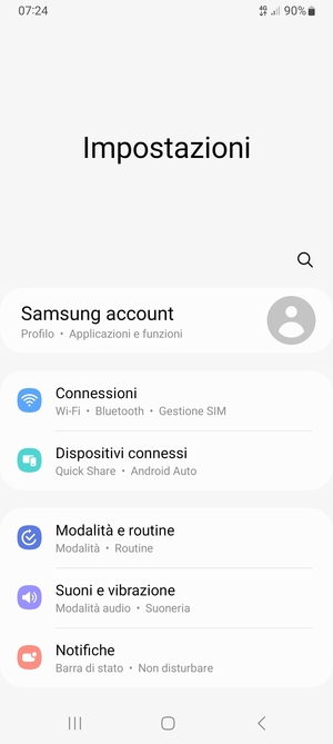 Seleziona Connessioni