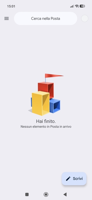 Il tuo account è pronto per l'uso