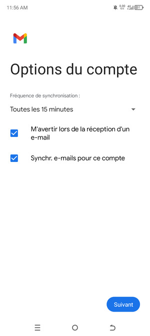 Sélectionnez Suivant