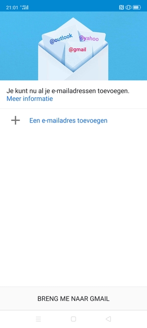 Selecteer Een e-mailadres toevoegen