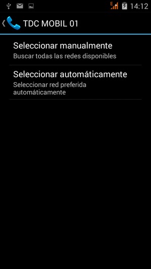Seleccione Seleccionar manualmente