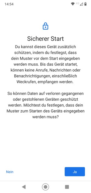 Wählen Sie die gewünschte Option