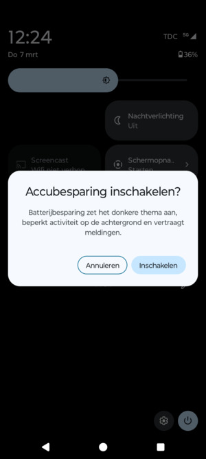 Selecteer Inschakelen