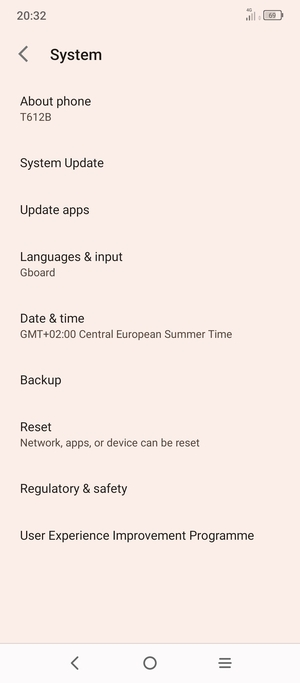 Select System Update