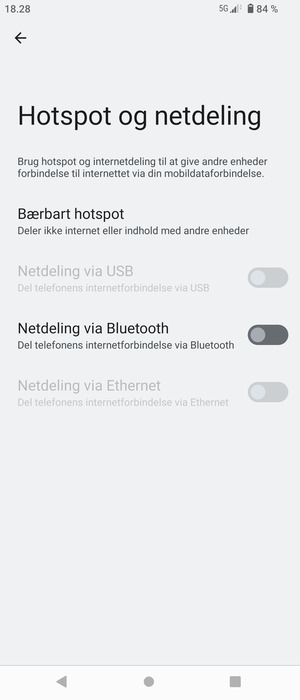 Vælg Bærbart hotspot