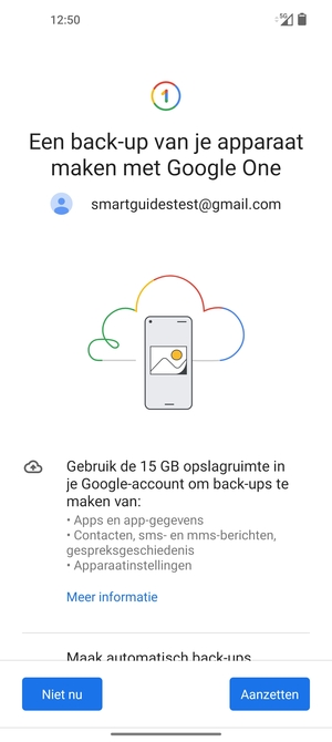 Selecteer Aanzetten
