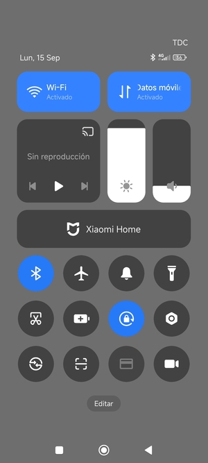 Desactive Wi-Fi y Bluetooth