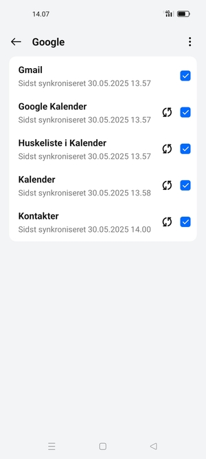 Vælg Menu-knappen