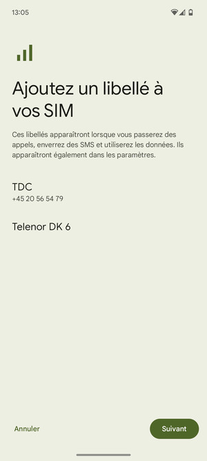 Sélectionnez Suivant