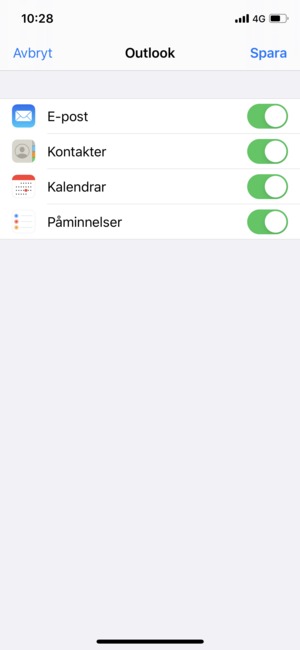 Välj Spara