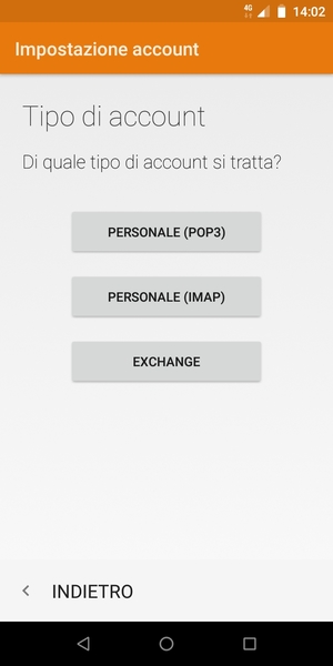 Seleziona EXCHANGE