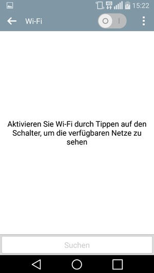 Schalten Sie Wi-Fi ein