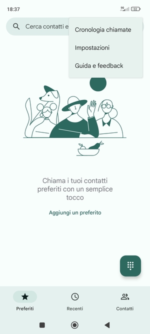 Seleziona Impostazioni