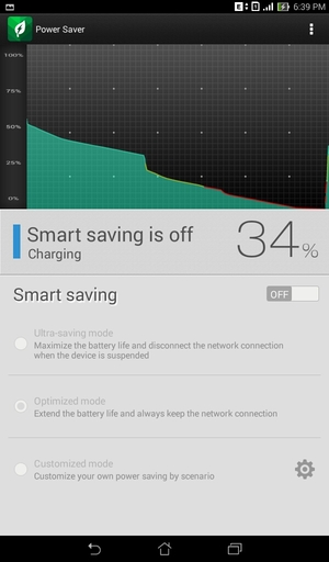 Turn on Smart saving