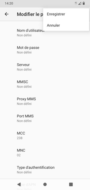 Sélectionnez Enregistrer