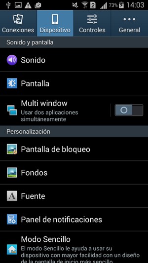 Desplácese y seleccione Pantalla de bloqueo