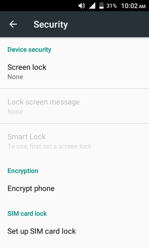 To change the PIN for the SIM card, return to the Security menu and select Set up SIM card lock