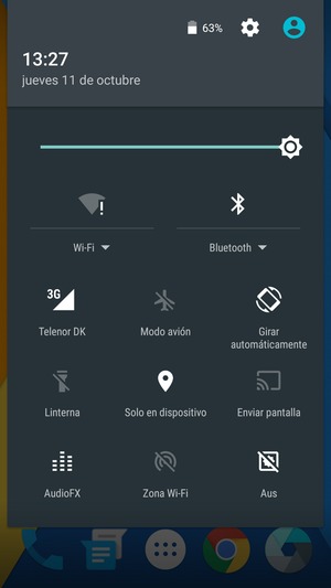 Desactive Wi-Fi y Bluetooth