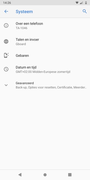 Selecteer Geavanceerd
