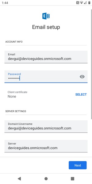 Enter your password
