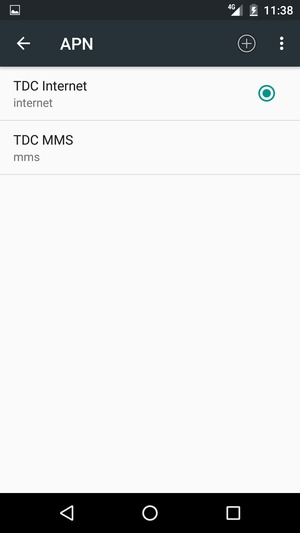 El teléfono ha sido configurado para MMS