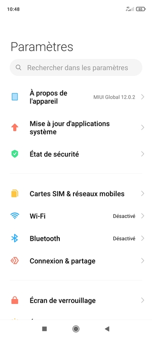 Sélectionnez Wi-Fi