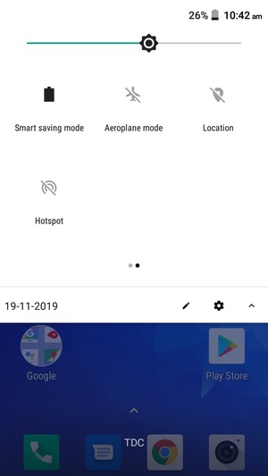 Select Smart saving mode