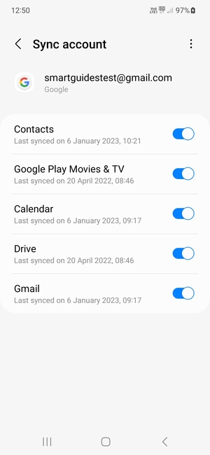 Select the Menu button