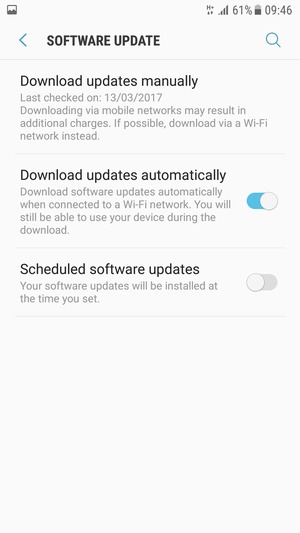 Select Download updates manually