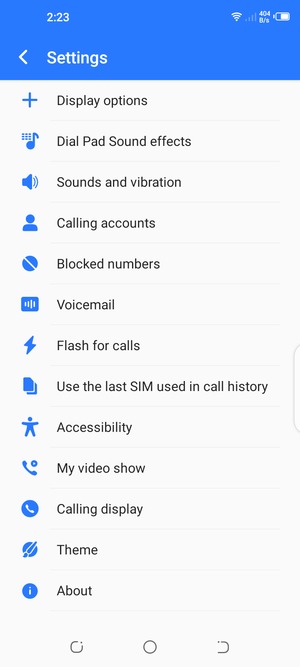 Select Voicemail