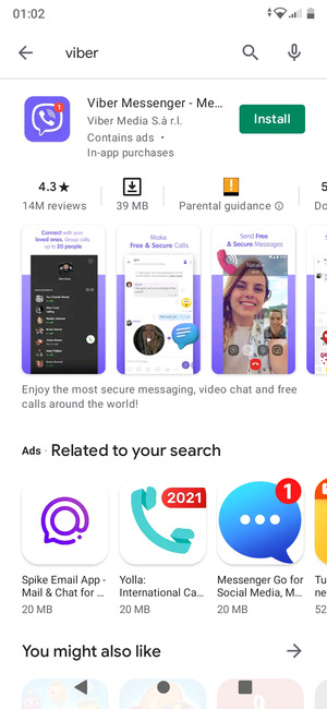 Select the app