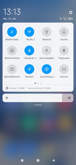 Schalten Sie WLAN und Bluetooth aus