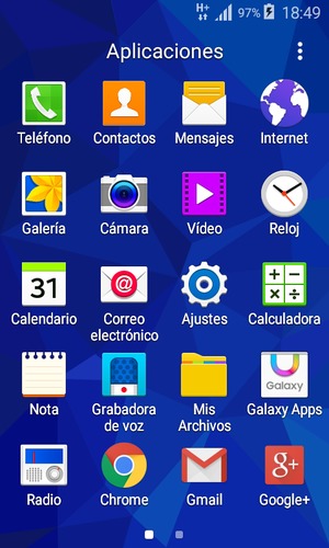 Seleccione Ajustes