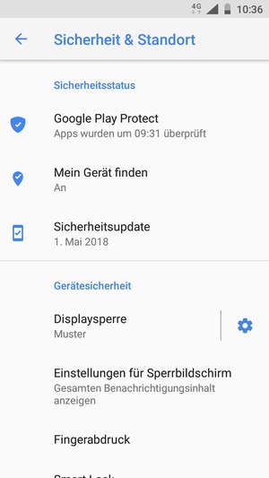 Ihr Handy ist jetzt mit einer Bildschirmsperre gesichert