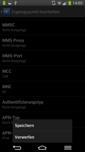 Wählen Sie Speichern