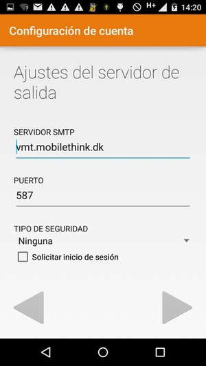Desmarque la casilla de verificación Solicitar inicio de sesión y seleccione SIGUIENTE