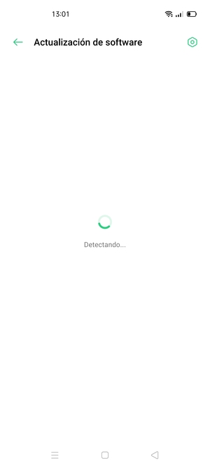 Espere a que la búsqueda termine