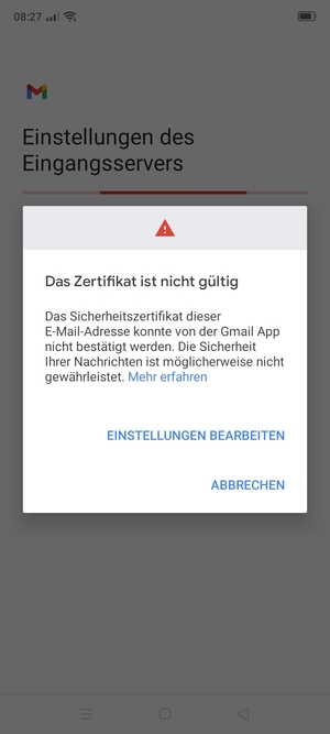 Wählen Sie EINSTELLUNGEN BEARBEITEN