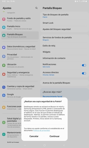 Seleccione la opción deseada