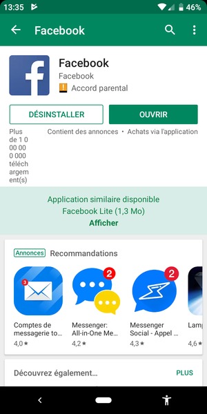 Sélectionnez OUVRIR