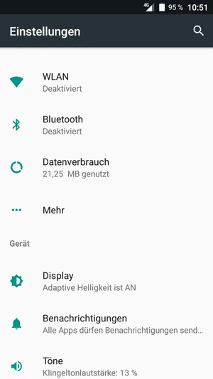 Wählen Sie Mehr