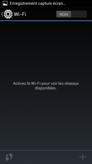 Activer le Wi-Fi