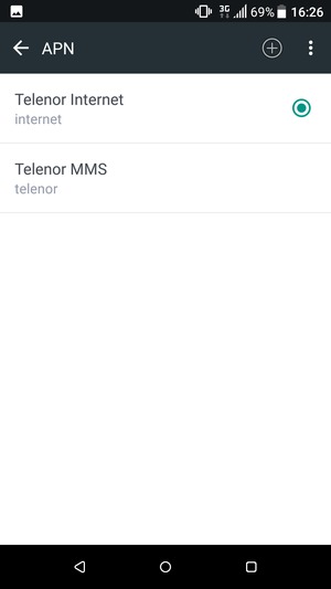 El teléfono ha sido configurado para MMS