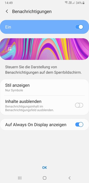 Wählen Sie Ihre bevorzugten Optionen und wählen Sie OK
