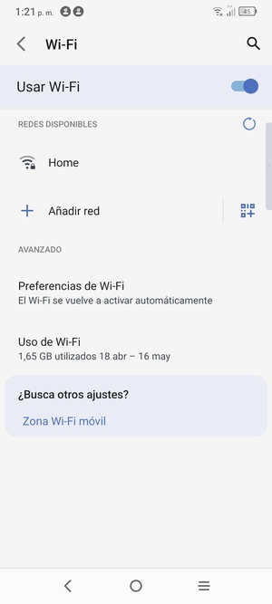 Seleccione la red inalámbrica a la que desea conectarse