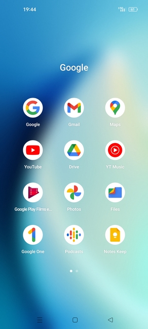 Sélectionnez Gmail