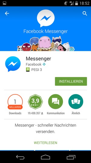 Wählen Sie INSTALLIEREN