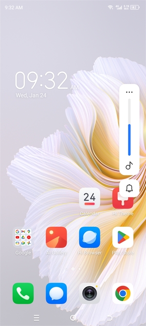 Select Sound to change to vibration mode