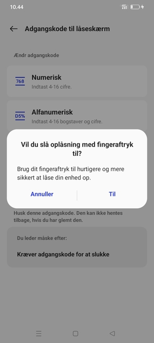 Vælg din foretrukne mulighed